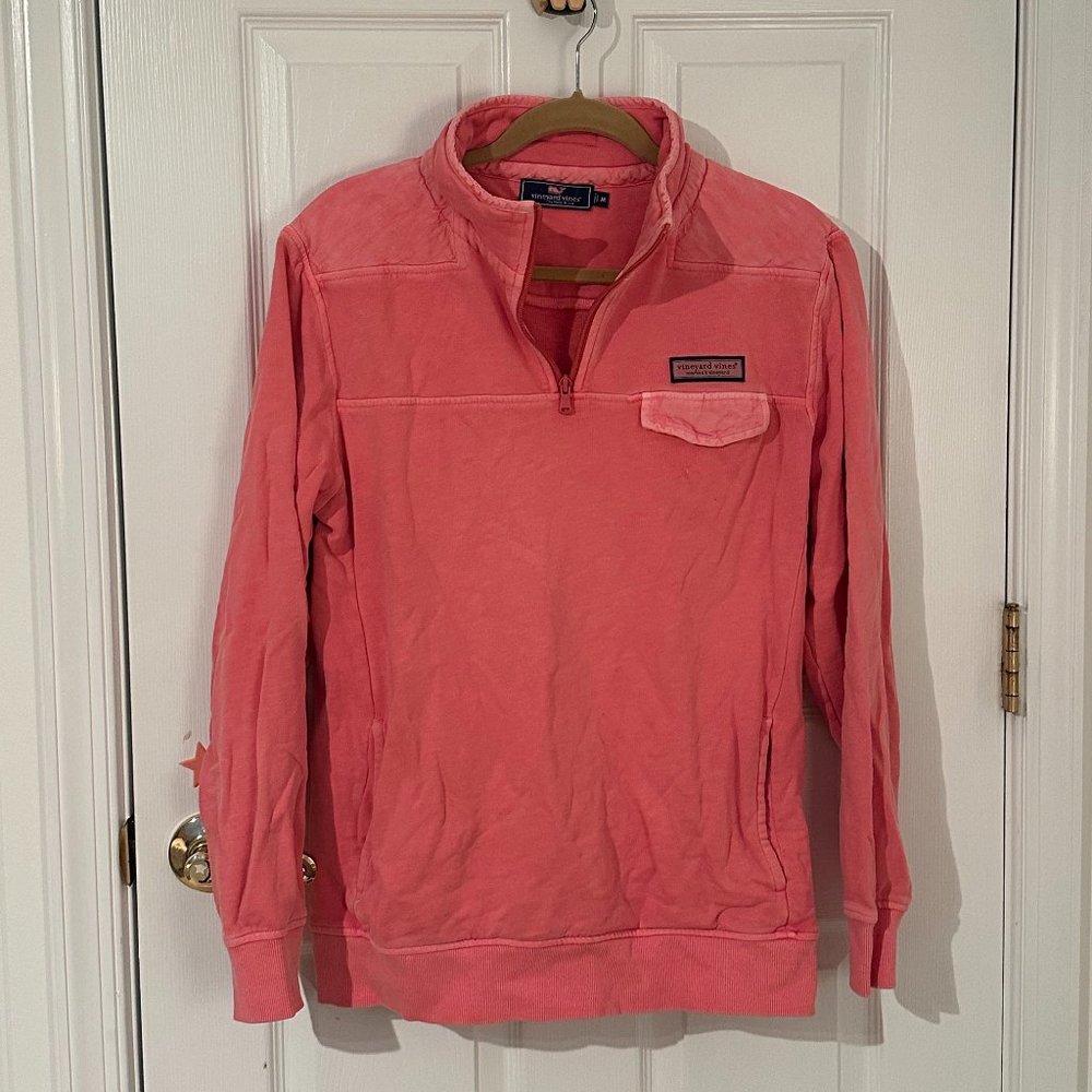 Vineyard Vines Salmon Shep Pullover Sweatshirt